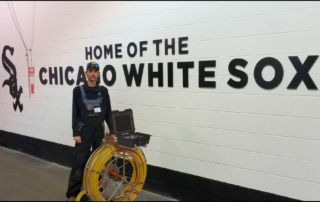Travis Shirley of Apex CIPP and Dancutter USA was instrumental in restoring service to White Sox stadium by using trenchless pipe repair and the Dancutter SuperFLex robotic cutter