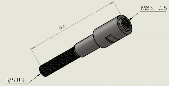 Adapter for IMS Cutters To Use Dancutter Cutting Heads - Long